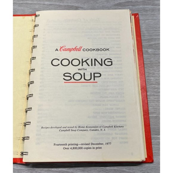 Vintage Campbell Soup Cookbooks Lot of 2 Main Dish Recipes Stews Sauces - Picture 10 of 12